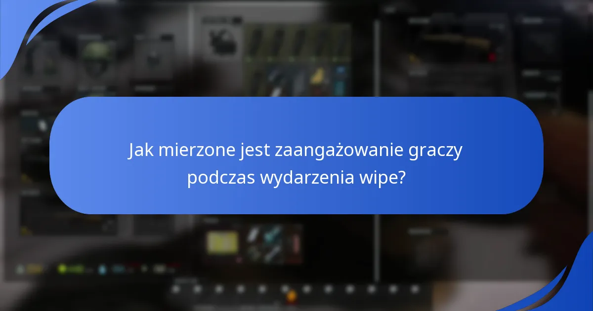 Jakie strategie mogą stosować gracze podczas wydarzenia wipe?