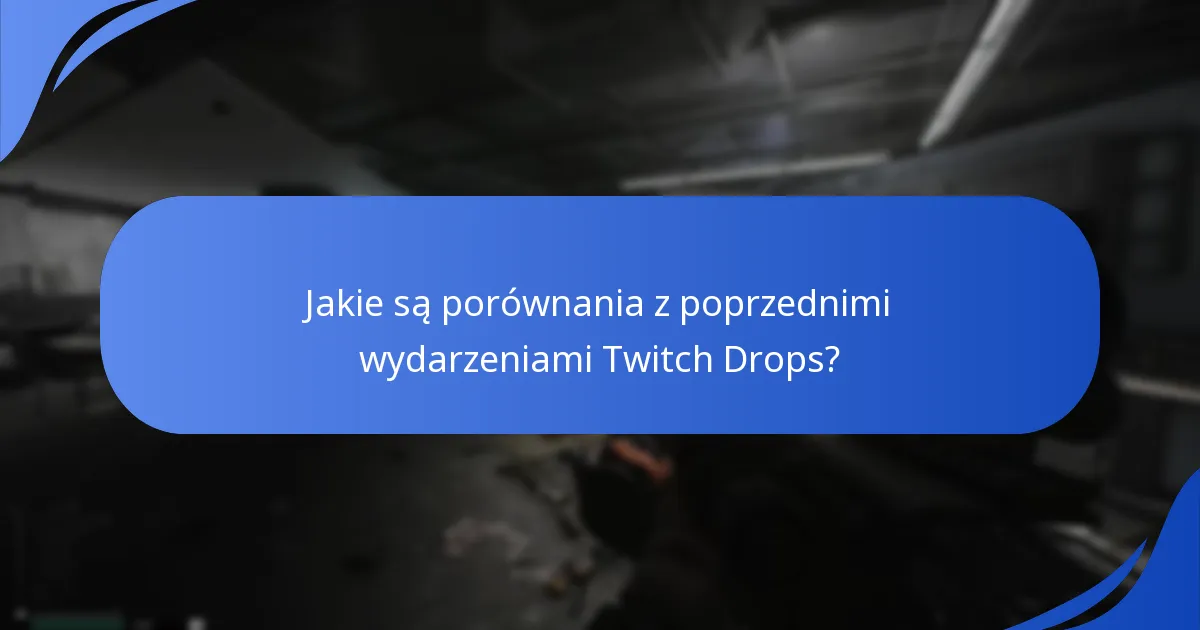 Jakie są porównania z poprzednimi wydarzeniami Twitch Drops?